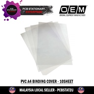 PVC A4 Binding Cover / Transparent Cover - 10 Sheet Rigit Sheet Cover A4