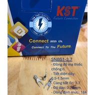 Bare Y-shaped Cos head SNBS1-3.7 KST | Control wire head 0.75–1.5mm2 | Industrial electrical Cos