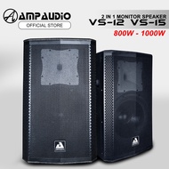 AmpAudio VS-Series 12/15 Inch Professional Speaker PA System Speaker PA System Outdoor (Pair)