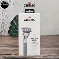 Cremo _ The Barber Grade Shave Experience 1 Razor 2 Cartridges ชุดมีดโกน ใบมีดระดับพรีเมียม 5 ใบ