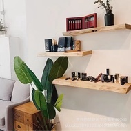 Solid Wood Hanging Shelf Wall Shelf Bookshelf Natural Wood Solid Wood Storage Rack Single Wall Shelf
