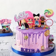 best seller LOL Surprise Cake / Kue Ulang Tahun / 20 cm / MOHON BACA