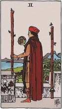 The Two of Wands: 156 College Ruled Lined Pages (78 leaves), 5x8 Notebook, Journal, Diary, Planner f
