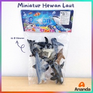 Ocean World Children's Toy Set of Sea Animals - Educational Toys for Sea Animals Ages 3+