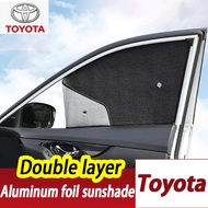 Suitable for Toyota car sunshade thermal insulation curtain Front gear side window sunshade Corolla Cross YARIS ALTISchr
