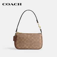 COACH กระเป๋าคล้องมือผู้หญิงรุ่น Nolita 19 In Signature Canvas CW426 IMXHE สีน้ำตาล Brown One