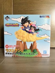 龍珠 一番賞 尾賞 悟空&琪琪 Figure