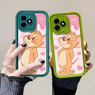 Cartoon Cute Tom and Jerry Case For OPPO A3 PRO A94 A93 A5S A57 A77 A7 A12S Realme C20 C11 C21Y C25Y