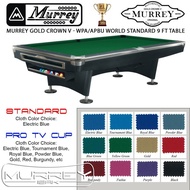 Promo / Murrey Gold Crown V Std 9 Ft Pool Table - Meja Billiard Biliar