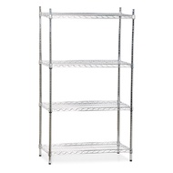 ชั้นวางตะแกรงลวด 4 ชั้น W910xD455xH1600 มม. eiffle