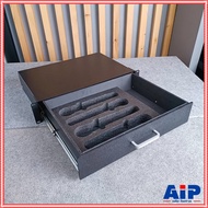 COMPACT DR212 ลิ้นชักRACK 2U 12นิ้ว พร้อมโฟม ลิ้นชัก 2U ใส่ RACK สำหรับเก็บไมค์หรืออุปกรณ์ต่างๆ ลิ้น