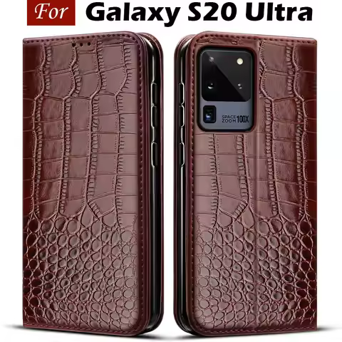 For Samsung Galaxy S20 Ultra Case Flip Leather Card Slot Wallet Cover For Samsung S20 Ultra Case Sam