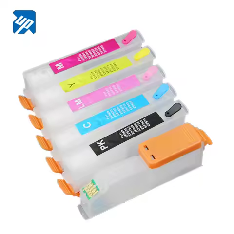 6pcs T2431 Refillable Ink Cartridge For Epson Expression Photo XP750 XP850 XP950 XP860 XP55 XP760 XP