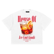 HRX | Boxy Fit Heavyweight 16s T-Shirt ‘ICE COOL GOODS Boxy Oversize/ T Shirt Lelaki Boxy T Shirt Ov