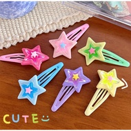 Cute 152 Hair Clip Colorful Star Y2K