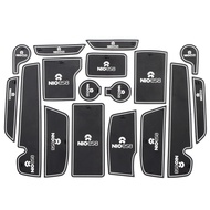 Dedicated to Weilai ES8 Door Slot Mat Car Interior Modification ES8 Water Cup Storage Slot Anti-slip