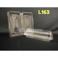 Kuih Container OPS L163 /163 /Disposable Clear Bakery Container/Plastic Container/Cakebox(50pcs±)