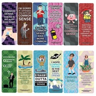 Funny Common Sense Bookmarks(6-pack)