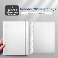 A4 Multi-ring Binder Removable Cover Notebook