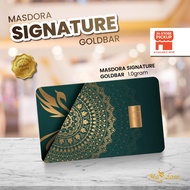 Masdora Signature Gold Wafer Bar Emas 999.9 (1g)
