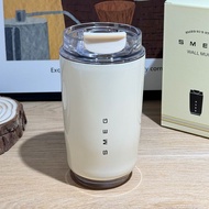 SMEG Colorful insulated cup portable accompanying cup cold and hot dual purpose stainless steel cup 