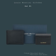 Louis Montini ชุดกิฟเซ็ท กระเป๋าสตางค์หนังแท้ และ กระเป๋าการ์ดหนังแท้ LM-GS #4
