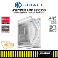 COBALT ASHYPER AMD 9950X3D - Ryzen 9 9950X3D - Radeon RX 7900 XTX OC 24GB - 48GB RAM - 2TB SSD (3Yrs