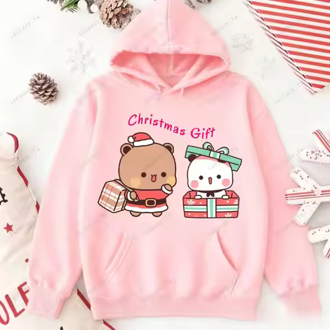 Christmas Gift Bubu Dudu Hoodie Cartoon Panda Bubu and Dudu Women Drop Shoulder Tracksuit Aesthetic 