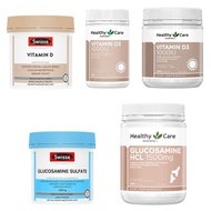 Healthy CARE Vitamin D3 1000 iu 250 500 Glucosamine 1500mg 400 Capsules Swisse 1500 mg 180 Joint For