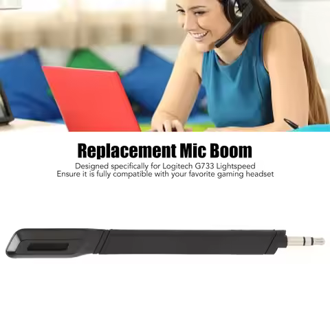 Replacement Microphone Professional Clear Noise Reduction Mic Replacement for Logitech G733 Lightspe