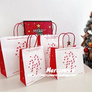 christmas decoration christmas bag Christmas Gift Packing Bag Red Kraft Paper Bag Gift Bag Gift Bag 