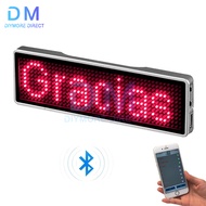 【support】 Bluetooth Led Name Badge Diy Programmable Message Board Multi-Language Mini Led Tag Patter