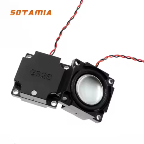 SOTAMIA 2Pcs 28x28mm Mini Full Range Speaker 8 Ohm 2W Voice Box Sound Music Cavity Loudspeaker Drive