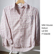 Miki House Kemeja Crop Wanita