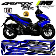 Decal Sticker Striping Variations Aerox Old Aerox 155 Old 2016-2019 Aerox 155 Old Yamaha Aerox 155 V