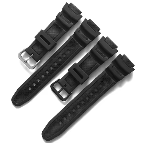 Sports Rubber Watch Strap AQ-S810W S800 MRW-200 W735 752H Rubber Watch Chain Europe 18mm*25mm