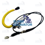 24V Shut off Stop Solenoid Valve 11N6-66090 fit for Hyundai Excavator R210LC-7H R220LC-7H