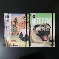 PRELOVED TYPO A4 SPINOUT NOTEBOOK DOT PAGE GRID PAGE