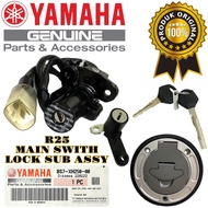 🔥100% ORIGINAL R25 (BS7) V2 MAIN SWITCH LOCK SUB ASSY MAIN SWITCH ASSY TANK LOCK SEAT LOCK 2 KEYS SE