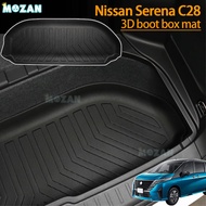 3D car mat Nissan Serena C28(2023-2030) 3D car mat trunk lower storage box mat foot mat carpet car f