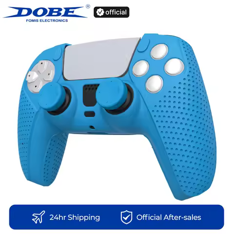 DOBE Silicone Case For PS5 Controller - Gamepad Protective Cover, Rubber Protective Grips For P5 Joy