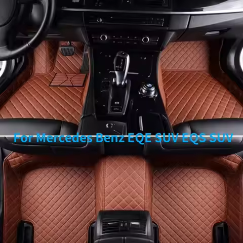 Custom Floor Mats For Mercedes Benz EQE SUV 2024 EQS SUV 2023 2024 Full Coverage Floor Mats Luxury F