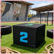 [lszdy] Plyometric Jump Box Exercise Plyometric Box for Lunges Home Gym Conditioning
