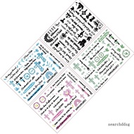 searchddsg Religious Stickers Bible Verses Stickers Water Transfer Stickers Inspire Faith in Church Weddings Wisdoms Wor