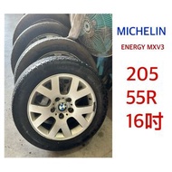 BMW原裝 米其林輪胎 ENERGY MXV3 205/55R16 二手