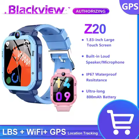 Blackview Z20 4G Kids Smartwatch GPS WIFI Video Call SOS IP67 Waterproof Monitor Tracker Location Ph