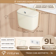 Aesthetic Hanging Kitchen Trash Can Hanging Trash Can/ Kitchen Trash Can Dustbin Kitchen Dustbin