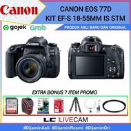 Canon Eos 77D Kit Ef-S 18-55Mm Is Stm Kamera Canon 77D Kit 18-55Mm