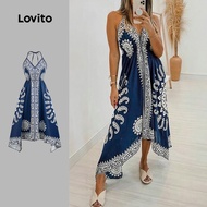 Lovito Boho Dress Spring/summer Dress for Women LBL32337