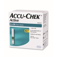 2 X 100 ACCU CHEK Active Test Strips -  Exp: MARCH 2025